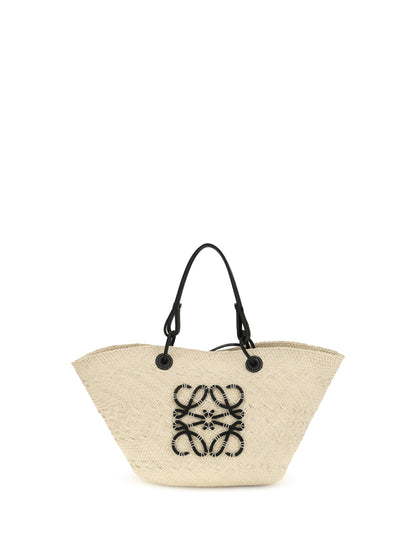 LOEWE OS anagram basket shoulder bag