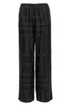 monogram pajama-style silk pants