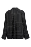 monogram silk shirt