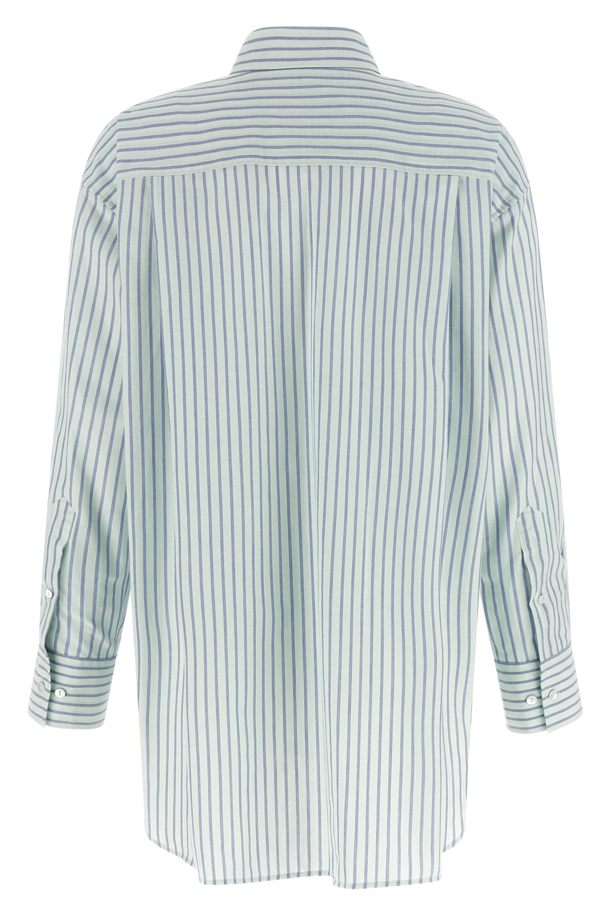 tessa shirt in cotton poplin striped pattern