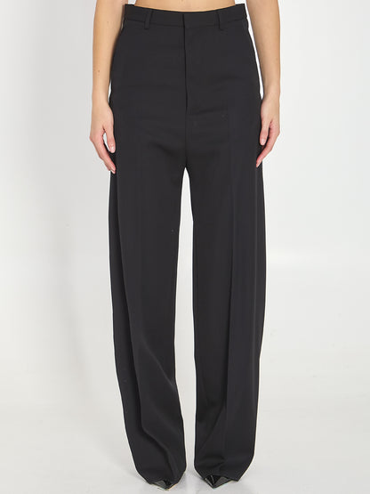 BALENCIAGA 36 tailored wool trousers