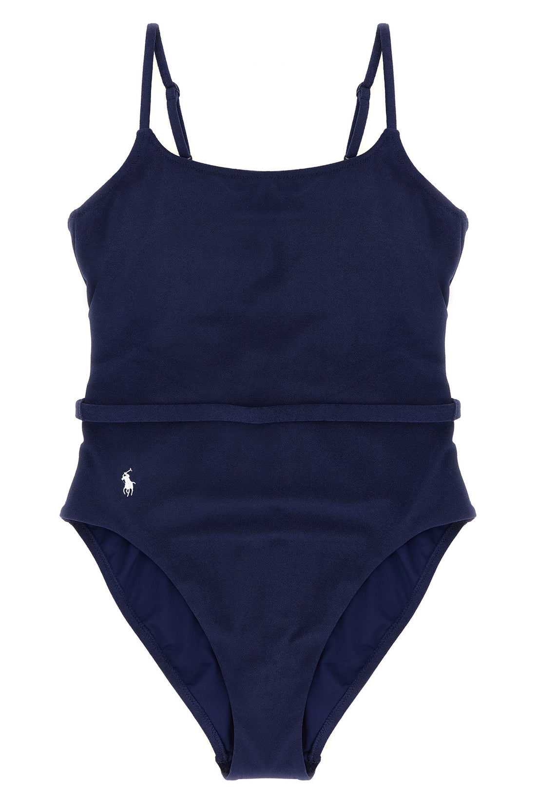POLO RALPH LAUREN XS kennedy one-piece swimsuit in terry technical fabric