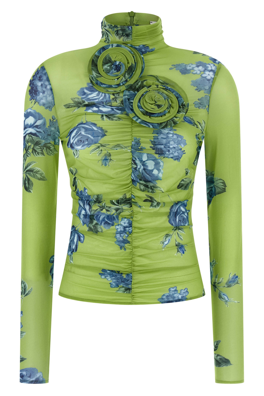 MAGDA BUTRYM 34 15 top in semi-transparent stretch cupro