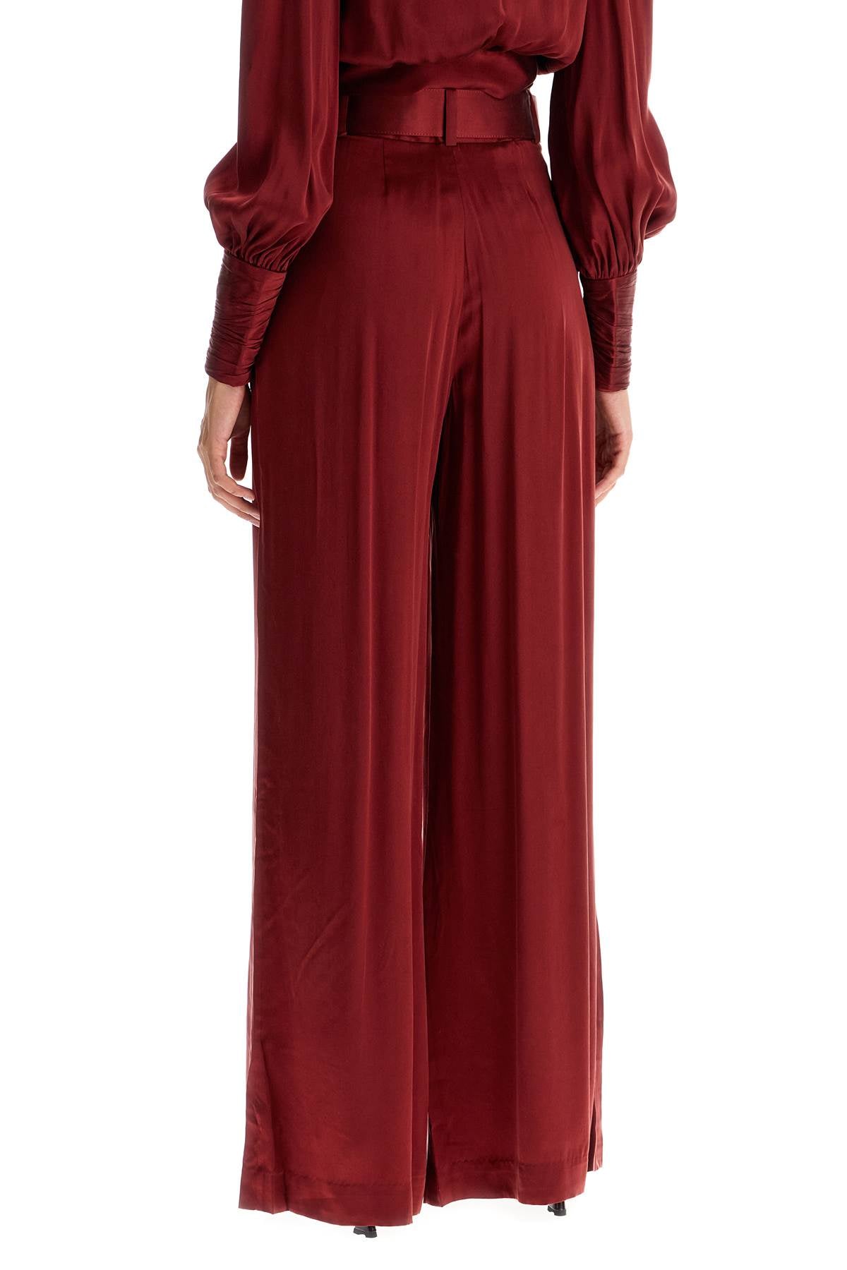 silk satin palazzo pants in nine