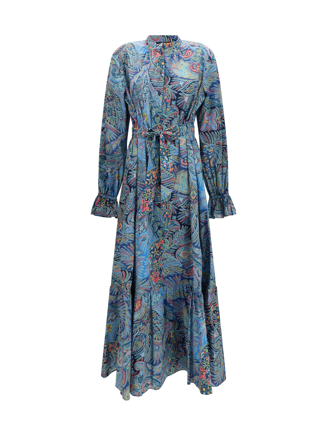 ETRO 42 paisley print cotton-blend shirt dress 