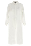 long maxi boyfriend shirt linen dress