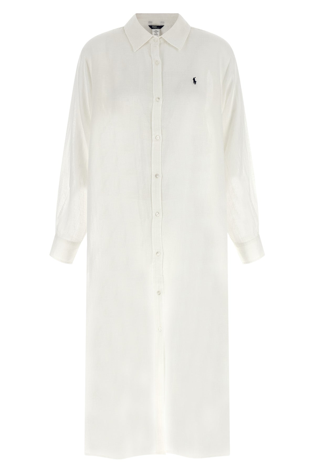 long maxi boyfriend shirt linen dress