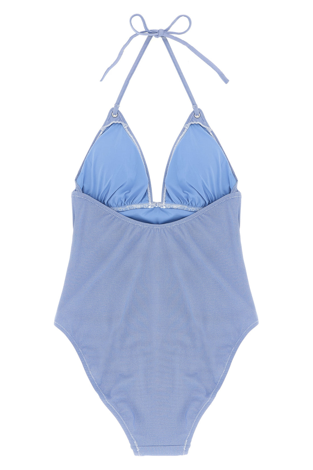 POLO RALPH LAUREN M oxford tech fabric one-piece swimsuit