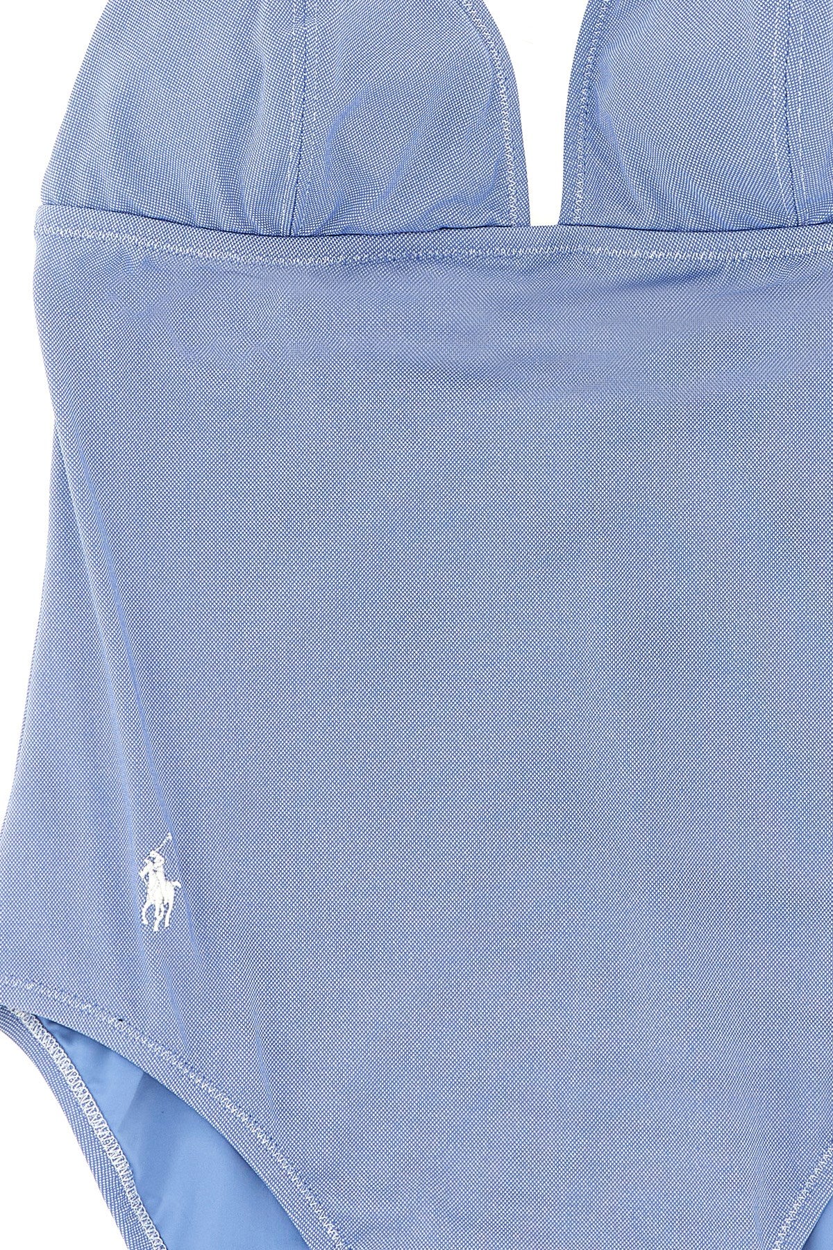 oxford tech fabric one-piece swimsuit