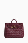 Andiamo Small Intrecciato Leather Tote