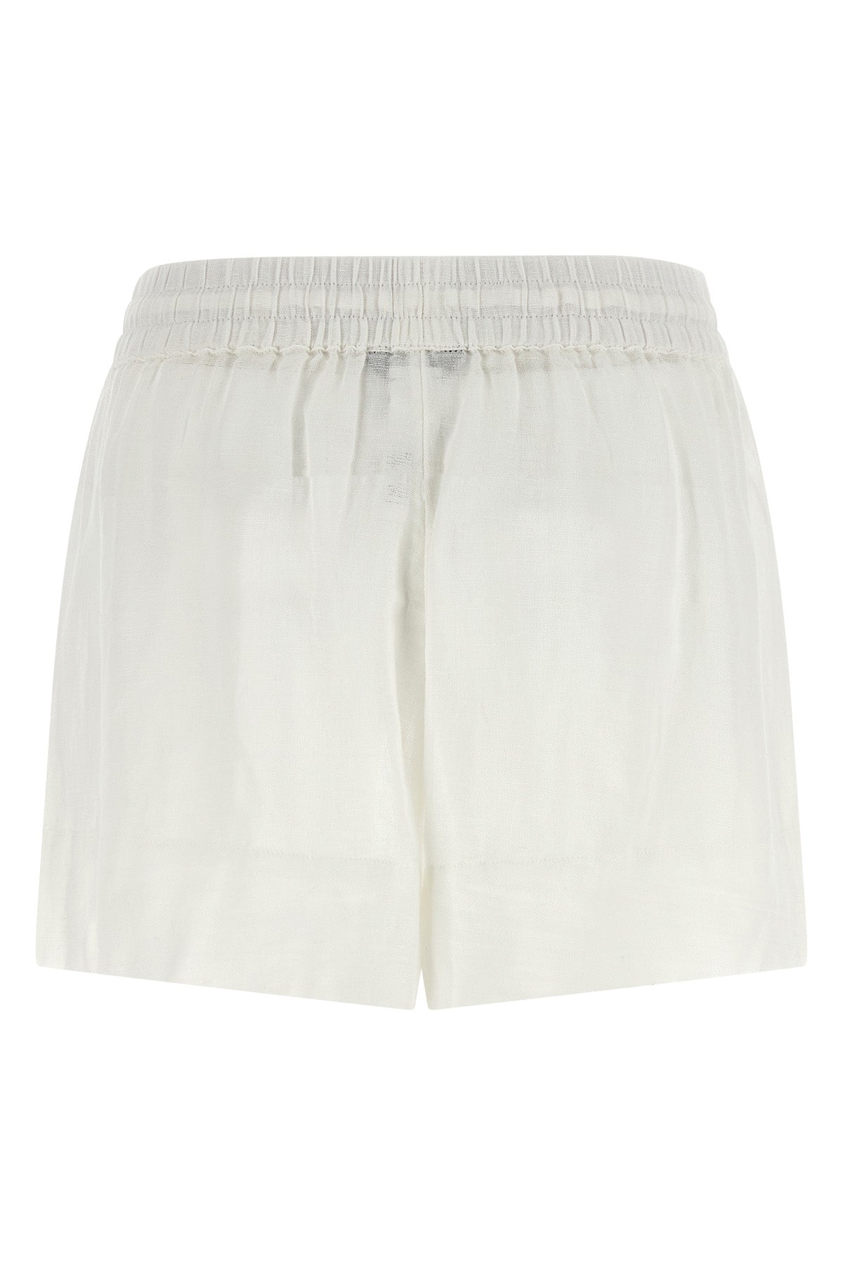 shorts in slightly transparent linen and cotton blend