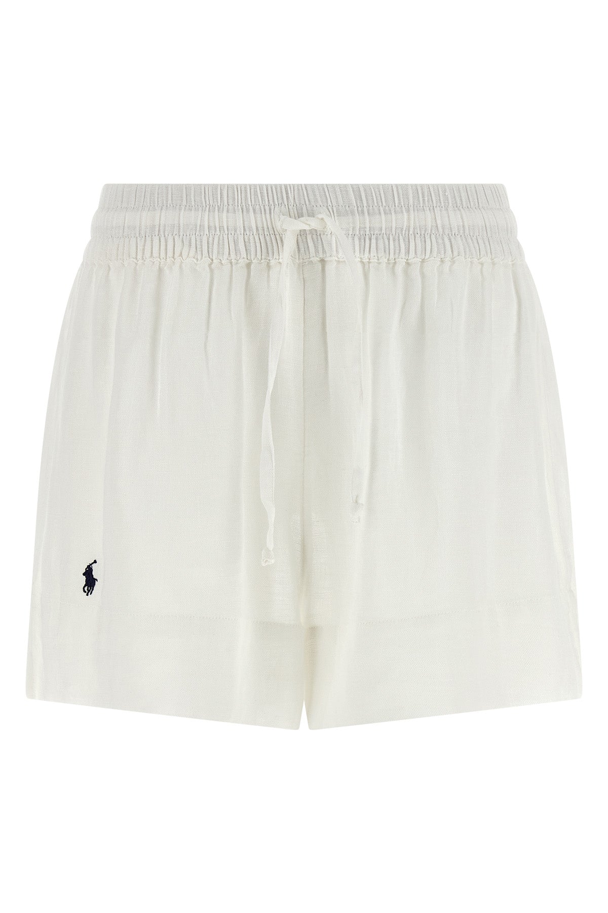 shorts in slightly transparent linen and cotton blend