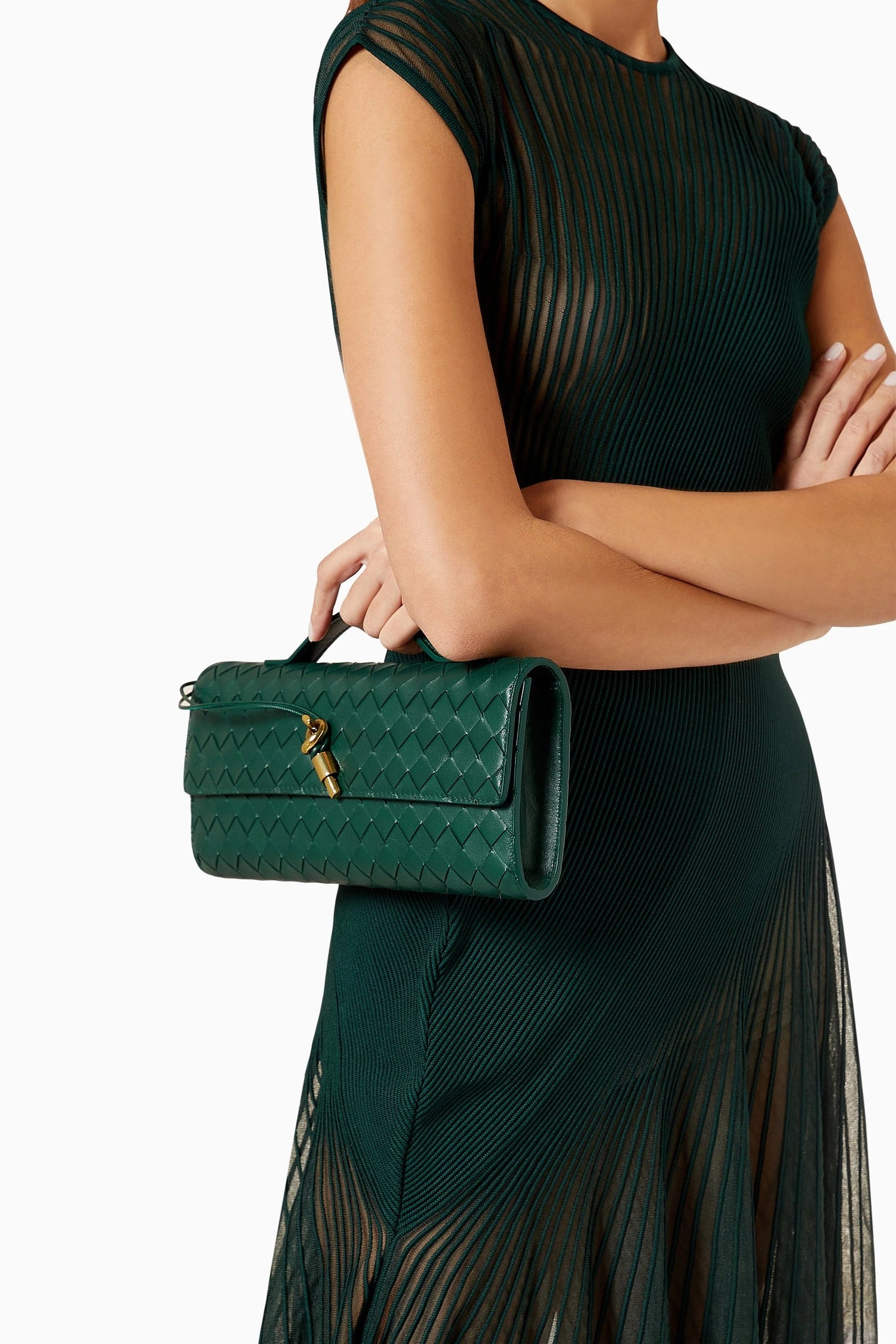 Andiamo Long Leather Clutch