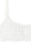 bikini top in technical fabric sangallo