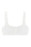 bikini top in technical fabric sangallo