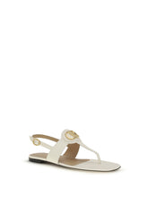 VALENTINO GARAVANI 36 leather thong sandals