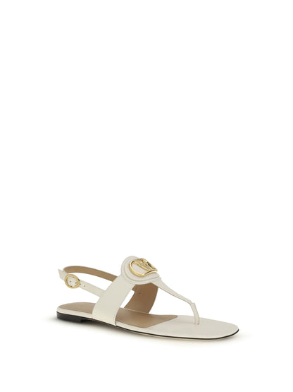 VALENTINO GARAVANI 36 leather thong sandals
