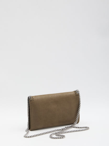 STELLA MCCARTNEY OS falabella wallet with chain 