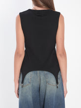 JEAN PAUL GAULTIER M tank top with lingerie garter 