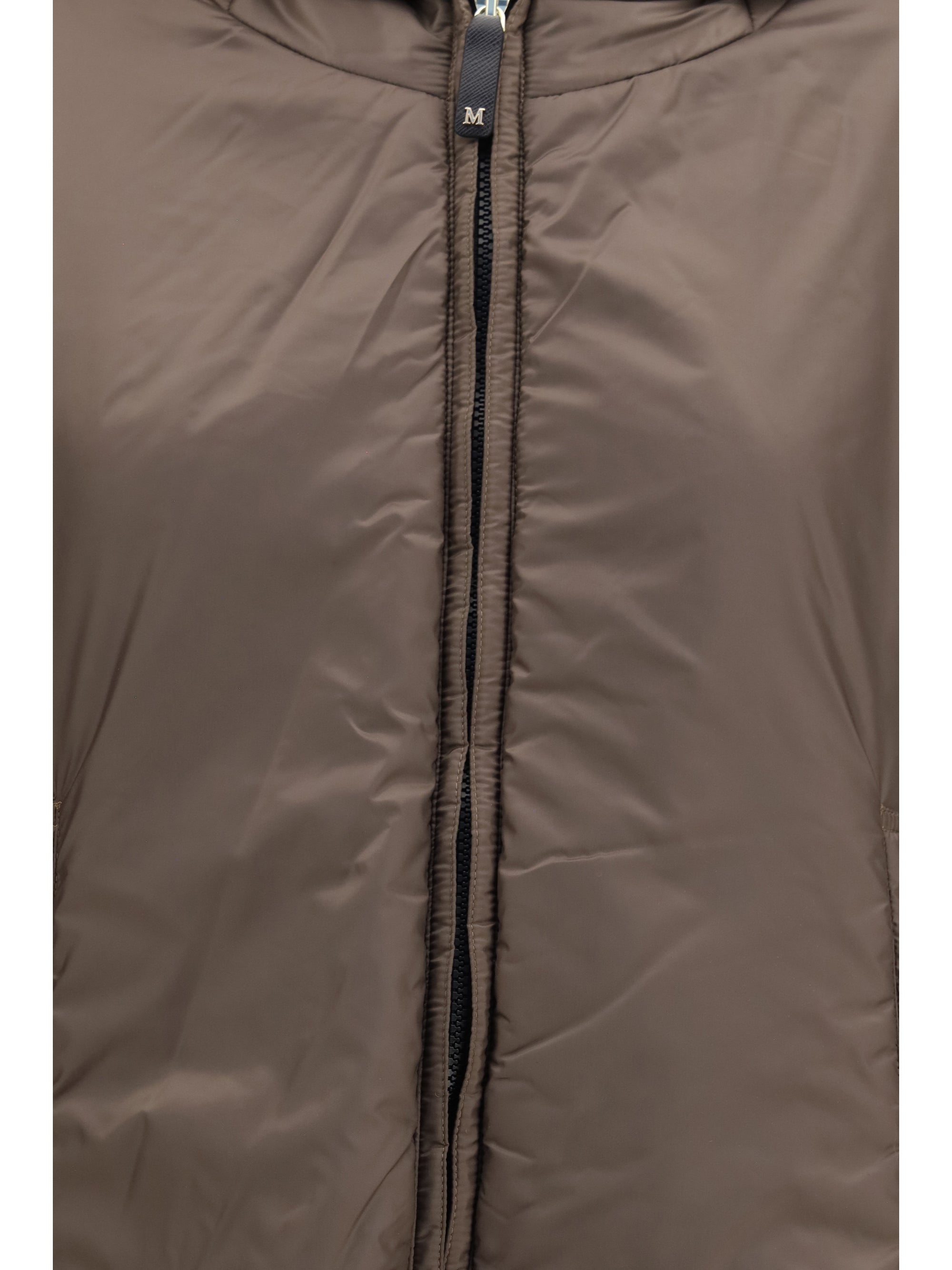 hooded padded jacket
