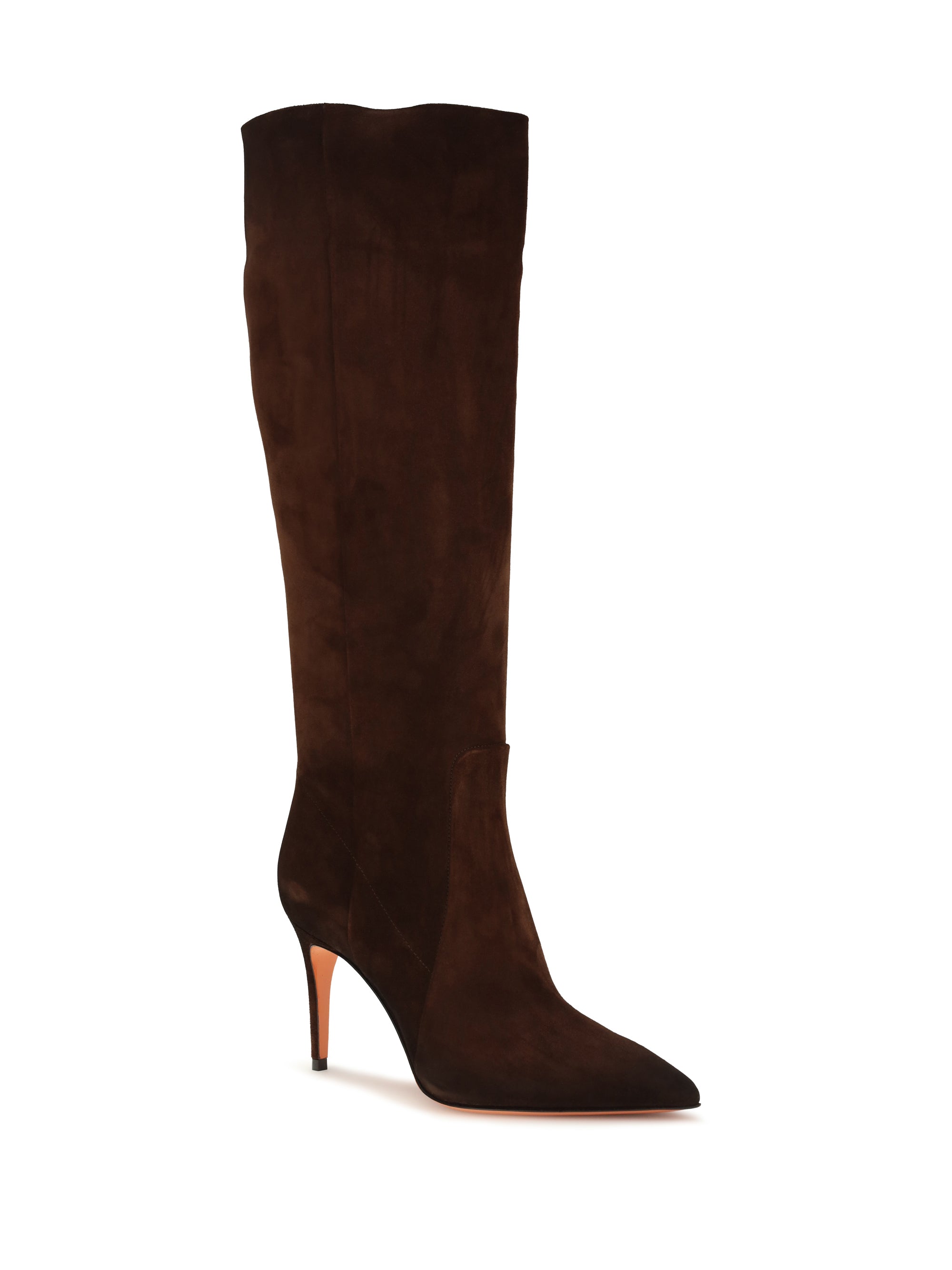 pointed high boots