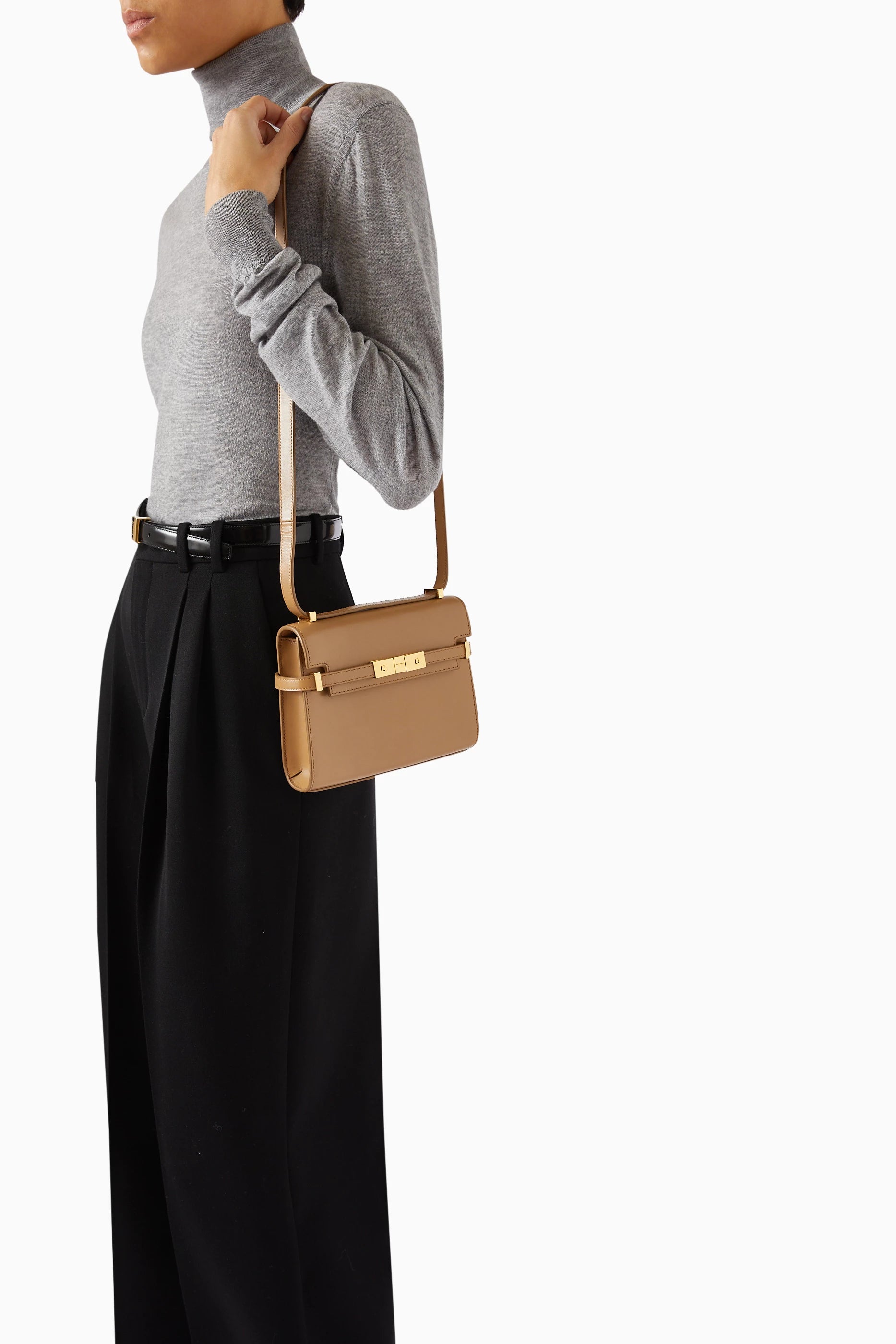 Manhattan Mini Leather Shoulder Bag