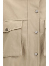 BRUNELLO CUCINELLI 38 double closure with zip and snap buttons jacket