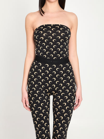 moon jersey bustier top