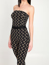 moon jersey bustier top