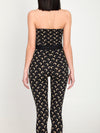 moon jersey bustier top