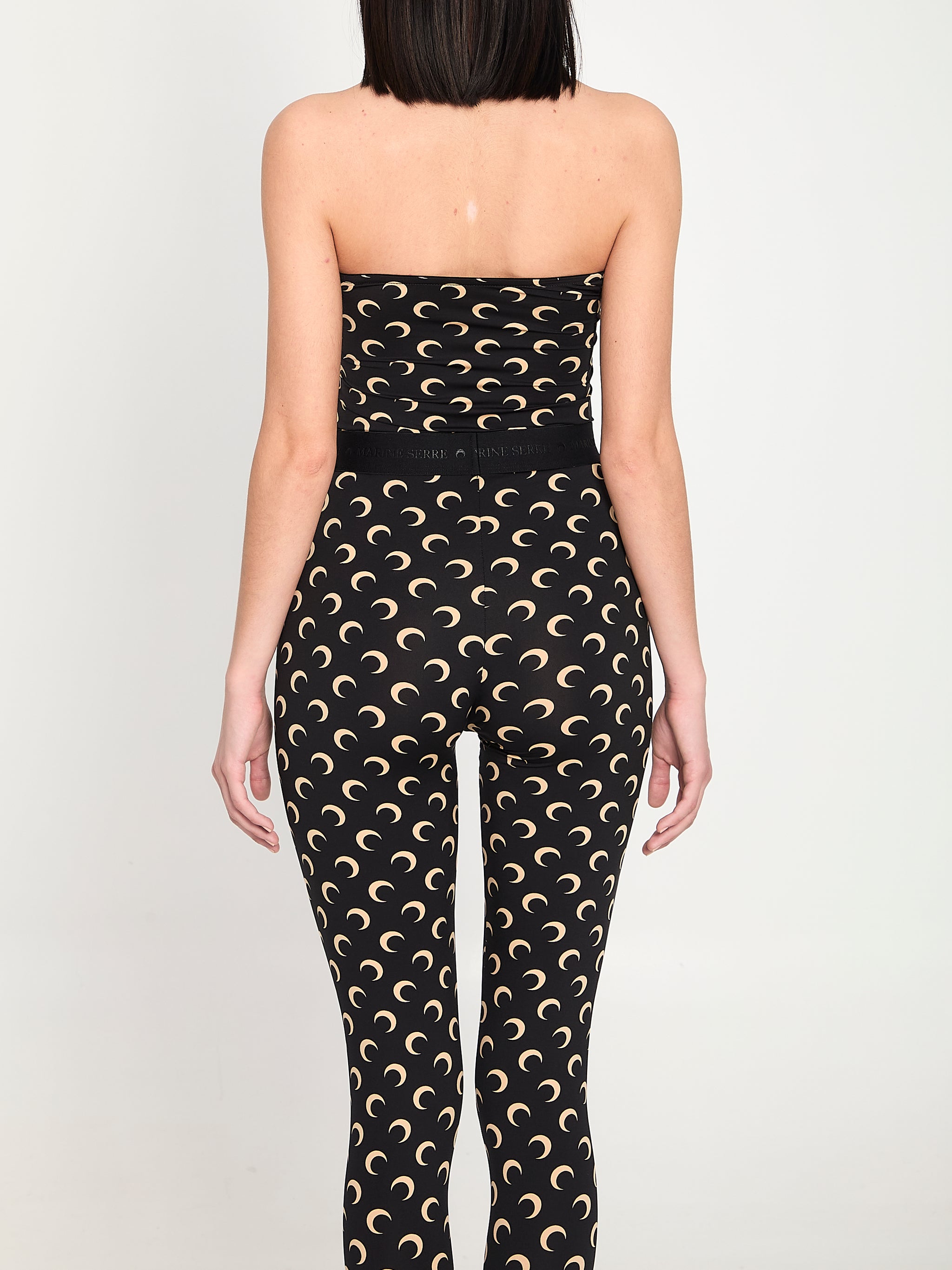moon jersey bustier top