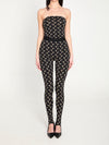 moon jersey bustier top
