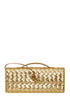 BOTTEGA VENETA Andiamo Long Leather Clutch – Gold