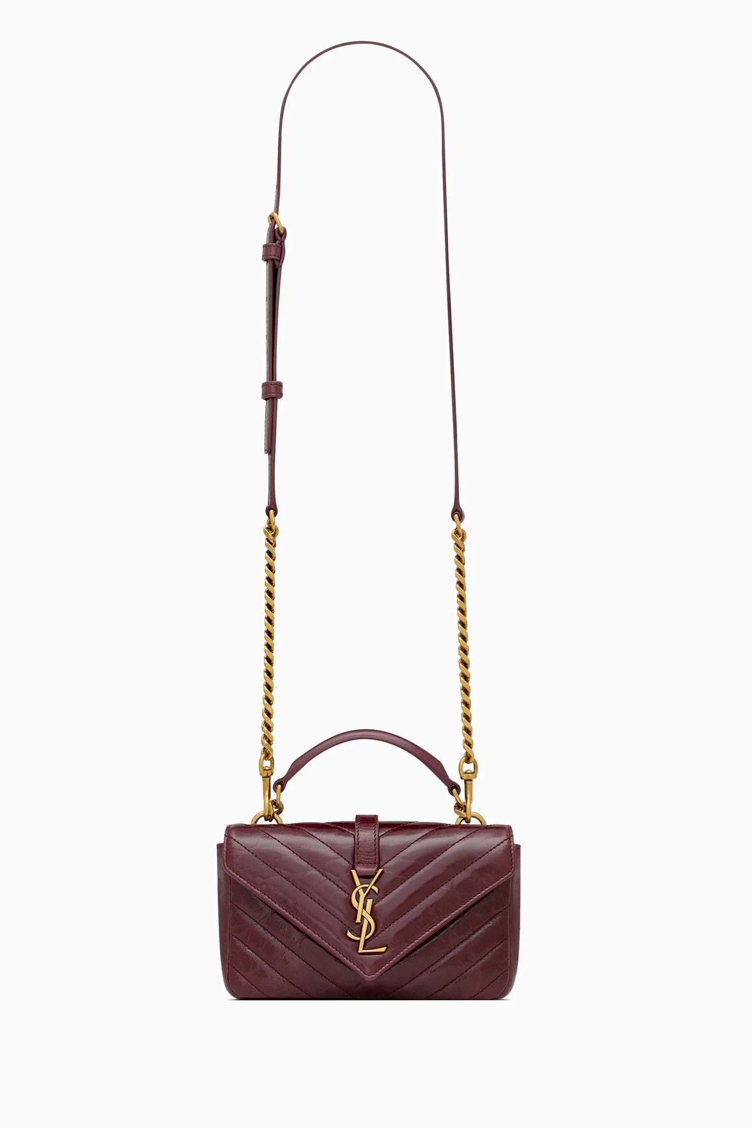 College Mini Leather Shoulder Bag