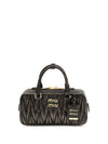 arcadie handbag in quilted nappa leather