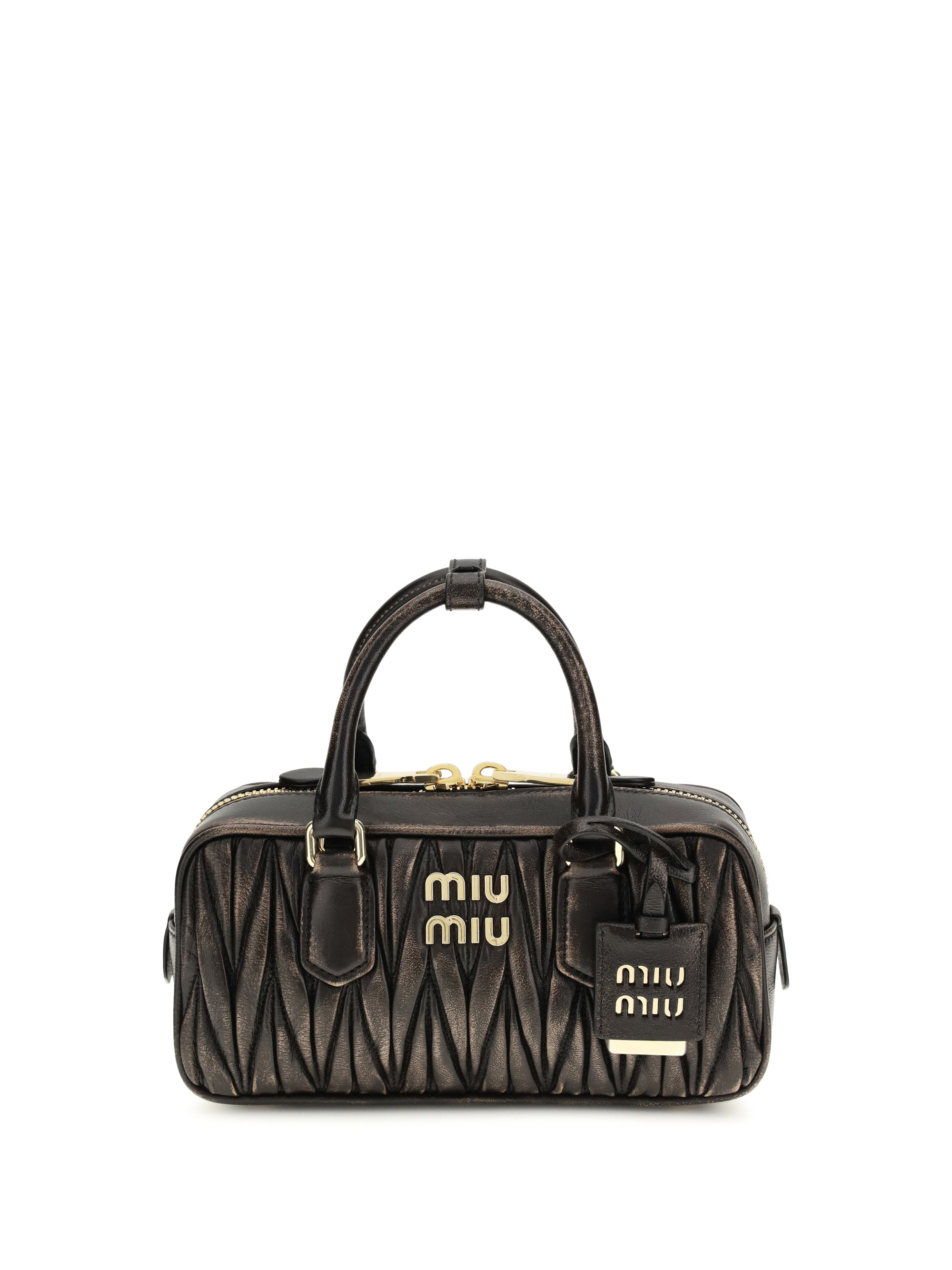 arcadie handbag in quilted nappa leather