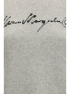 knitted sweater with logo lettering