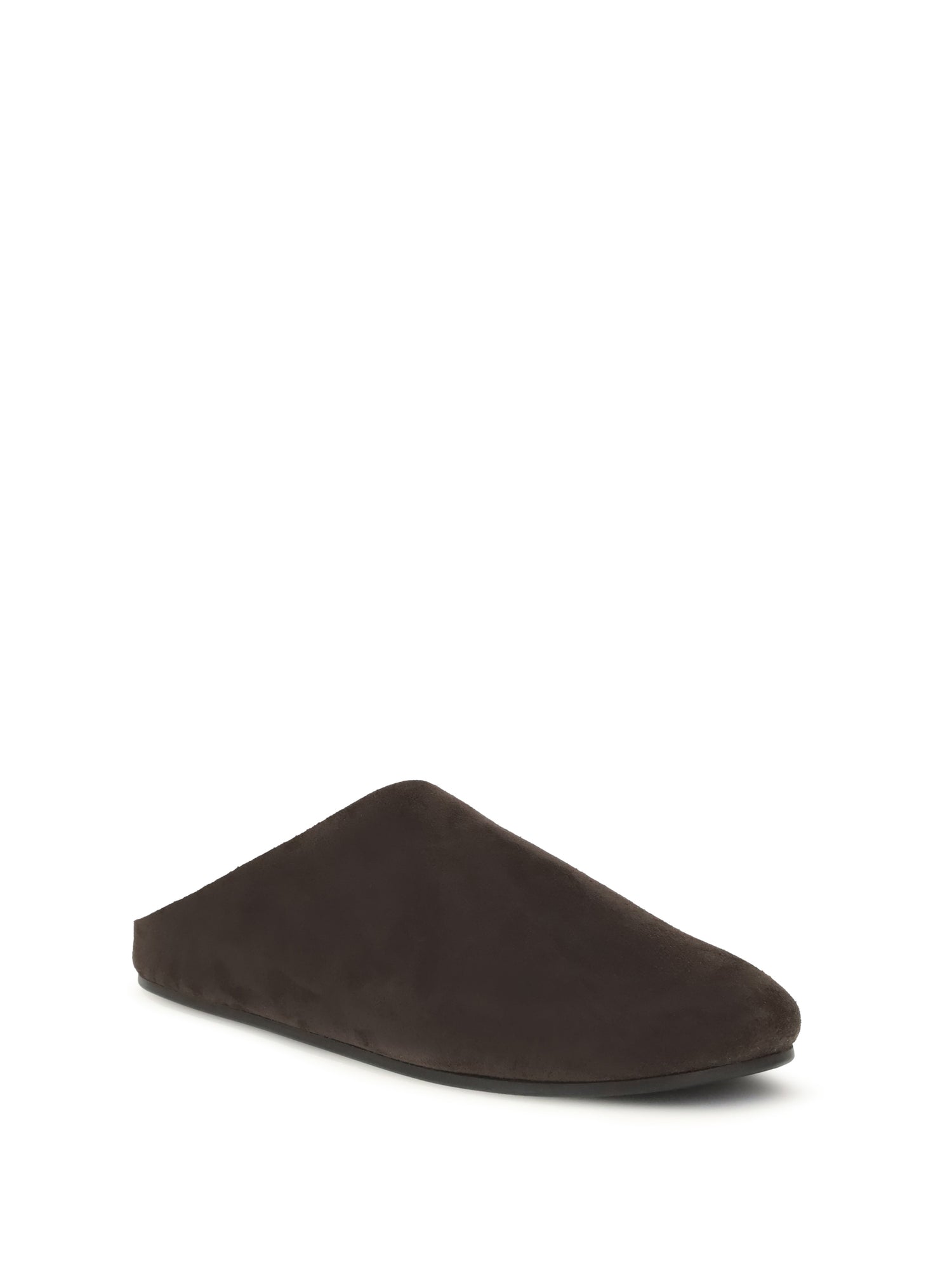 THE ROW 40 suede hudson mules