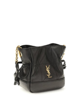 SAINT LAURENT OS jamie mini leather clutch bag