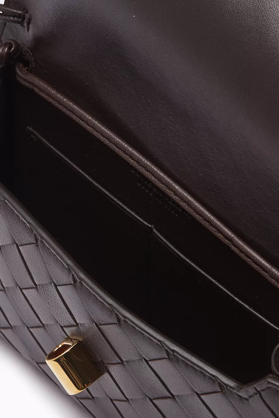 Andiamo Intrecciato Leather Pouch Bag