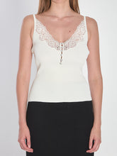 SELF PORTRAIT S tank top with lace