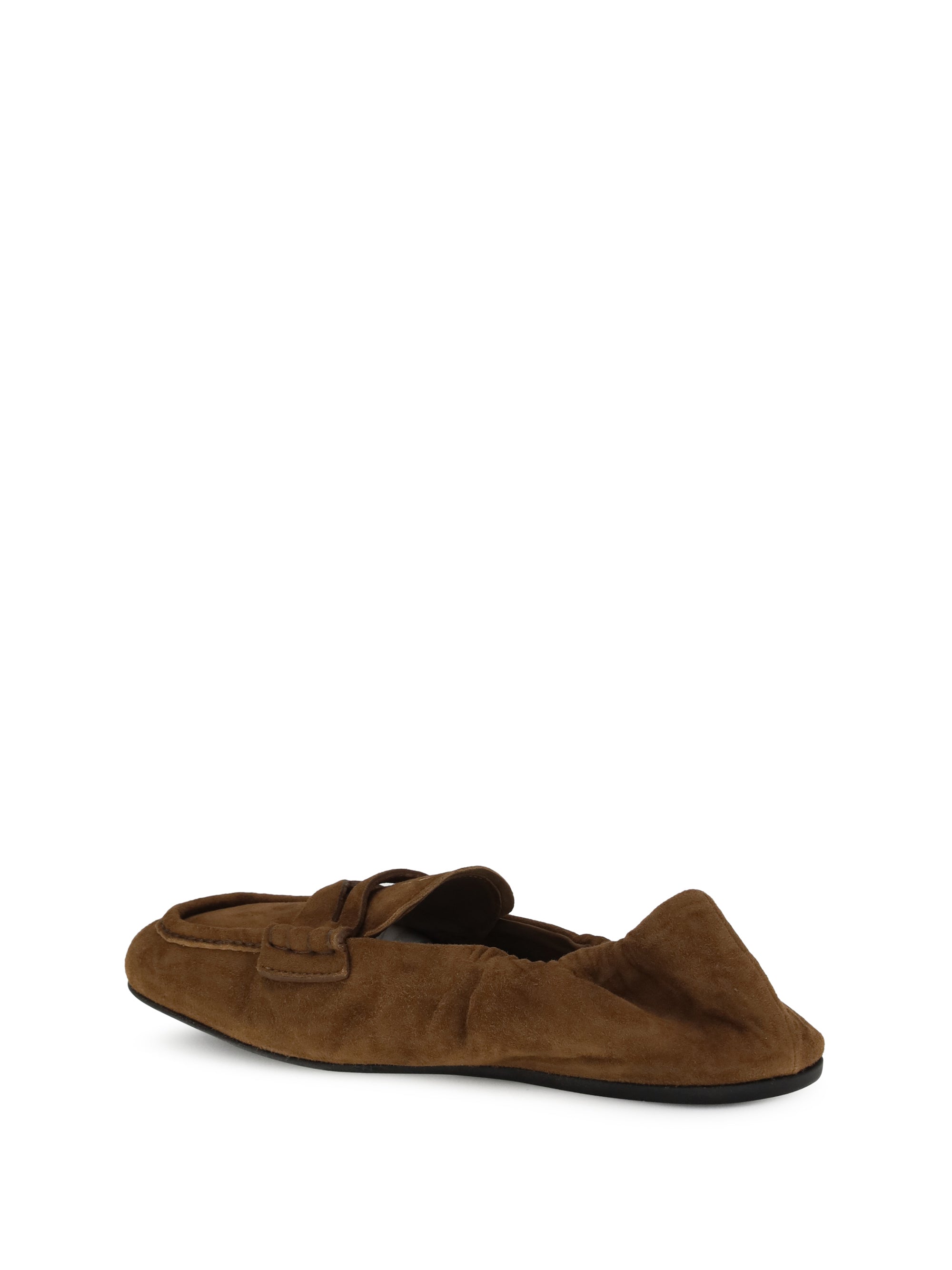 MIU MIU 39 suede ruches loafers