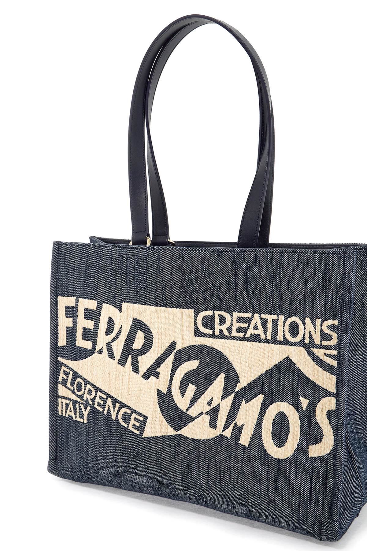 logo printed tote bag (m)