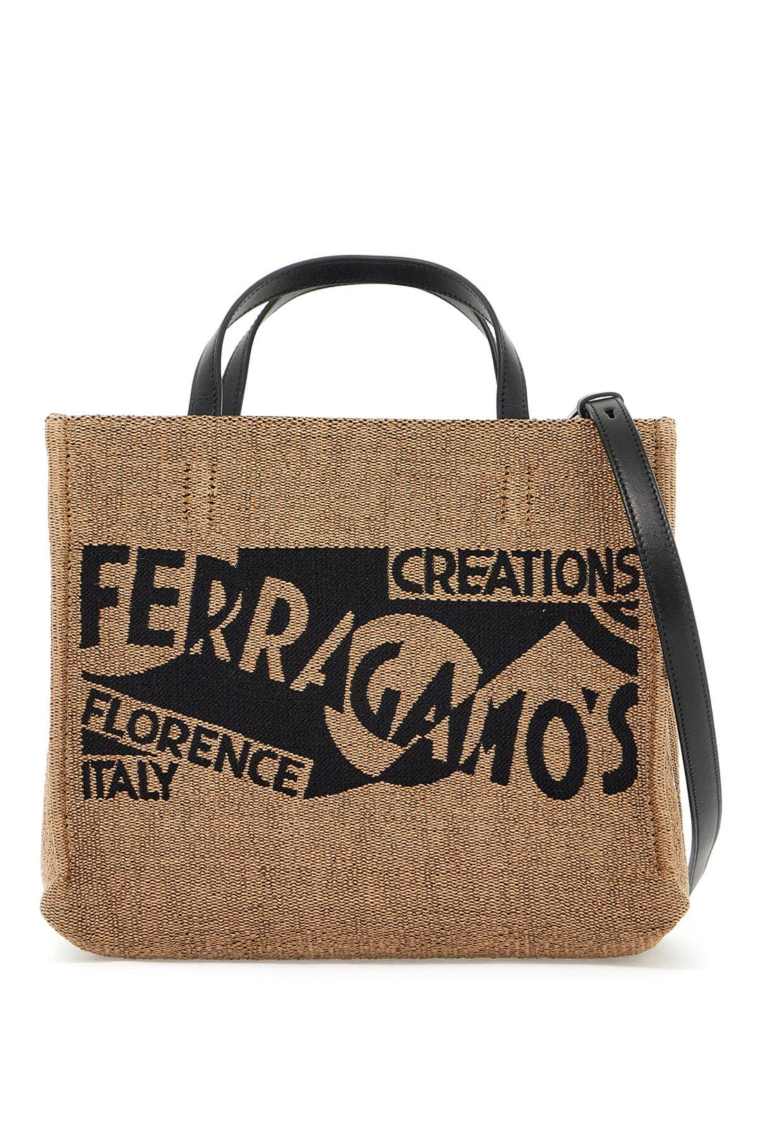 logo printed small tote bag