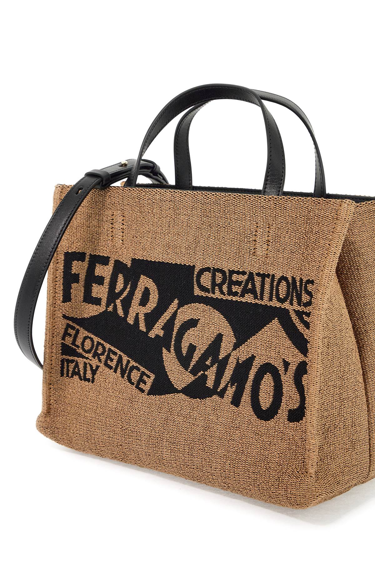 logo printed small tote bag