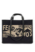 logo printed tote bag (m)