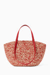 Medium Eclipse Raffia Basket Bag