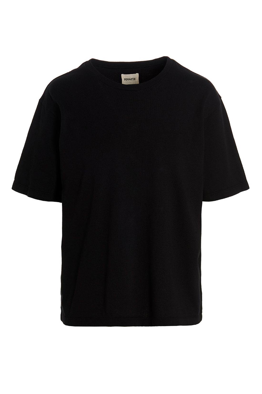 KHAITE L mae cotton crew neck short-sleeved t-shirt
