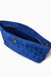 Andiamo Boat Intrecciato Suede Pouch