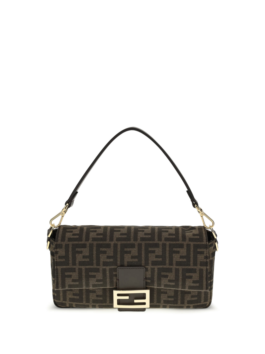 FENDI OS baguette shoulder bag in ff jacquard